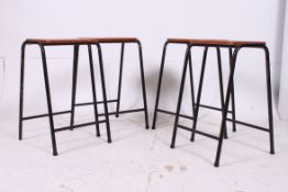 A set 4 mid 20th century Industrial labo