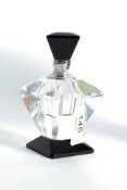 A cut glass Art Deco style ladies perfum