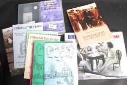 Local interest books along with local ma