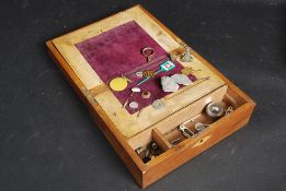 A Victorian small mahogany writing slope