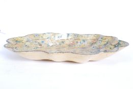 A late 19th century papier mache scallop