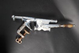 A vintage early 20th century bar mounted