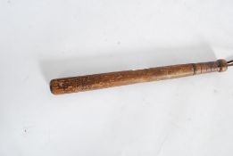 A 20th century turned wood truncheon