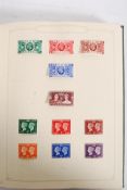 STAMPS; A good vintage stamp album, most