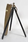 A mid 20th century  photographic tripod