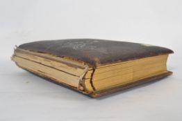 A  Good Victorian leather embossed 19th