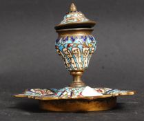 An early 20th century brass continental