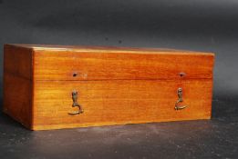 A good 19th century mahogany cased brass