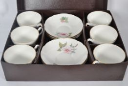 A mid 20th century chintz pattern tea se