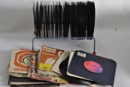 A collection of vintage 45rpm records fr