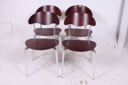 A set of 4 20th century contemporary ret