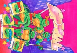 ORIGINAL TEENAGE MUTANT HERO TURTLES ART