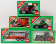 SIKU; A collection of 5x Siku diecast tr
