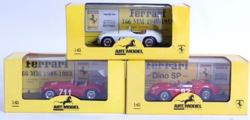 ART MODEL; 3x 1:43 scale Art Model dieca