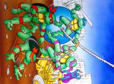 ORIGINAL TEENAGE MUTANT HERO TURTLES ART