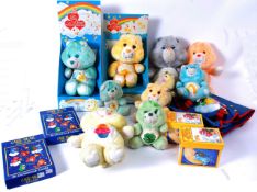 CARE BEARS; A large collection of assort