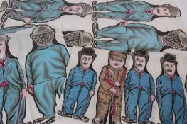 RAG DOLL SHEETS: An unusual and rare collection of possibly Dean's Rag doll sheets - featuring