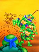 ORIGINAL TEENAGE MUTANT HERO TURTLES ART