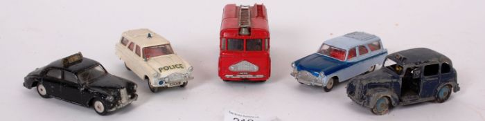CORGI & DINKY; A collection of 5x vintag