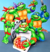 ORIGINAL TEENAGE MUTANT HERO TURTLES ART