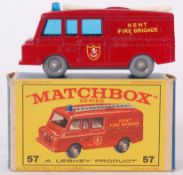 RARE VARIANT MATCHBOX LESNEY; A rare gre