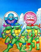 ORIGINAL TEENAGE MUTANT HERO TURTLES ART