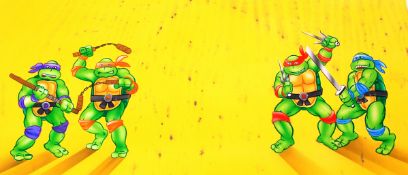 ORIGINAL TEENAGE MUTANT HERO TURTLES ART