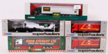 CORGI SUPERHAULERS; A collection of 5x o