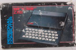 SINCLAIR ZX81; An original 1980 Sinclair