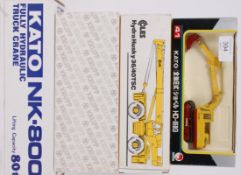 DIECAST CRANES; A collection of 4x dieca