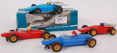 SCALEXTRIC; A collection of 4x vintage S