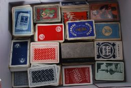 A collection of assorted vintage playing