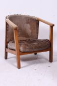 A vintage / Retro low armchair having st