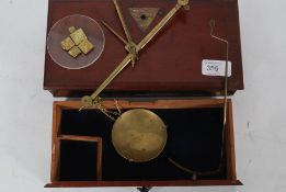 A Victorian  19th century brass and maho