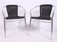 A pair of retro style 20th century cafe