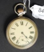 An Original LMS Pocket Watch. The Swiss