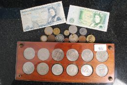 A collection of silver and white metal r