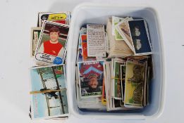 A collection of cigarette, bubble gum ca