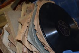 A collection of 78rpm records to include