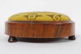 A Victorian mahogany tapestry upholstere