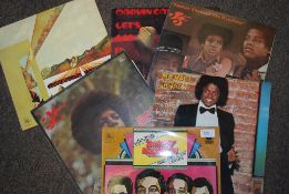 RECORDS; A collection of mostly soul and Motown vintage records to include The Jacksons,