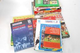 A collection of 1970's Football books to include annuals,