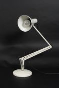 An excellent condition Herbert Terry / Anglepoise Lighting Co being raised on terraced base with