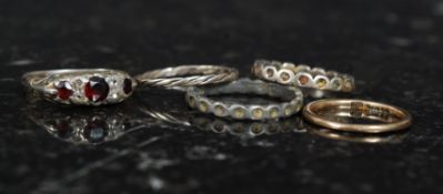 An antique silver ring,