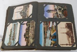 RARE collection of over 500 postcards in large old album (& a few loose) of the Ottoman Empire