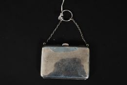 An Edwardian silver hallmarked aide de memoir case having an appointed leather lined interior with