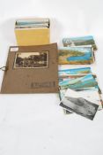 A collection of vintage postcards to include 4 vintage Dunster ,