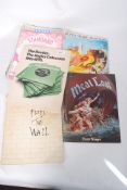 A collection of music sheet books to include The Beatles, Pink Floyd The Wall,