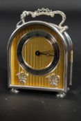 A silver hallmarked Charles Frodsham * Co carriage clock 