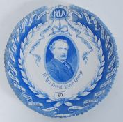 A commemorative plate,